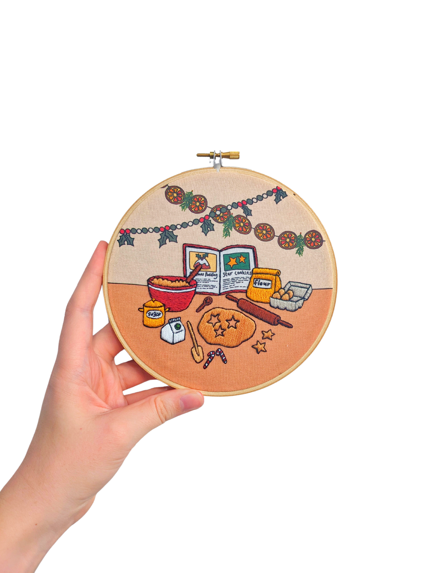 Christmas Baking Embroidery Kit