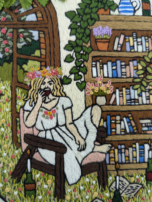 Midsummer Girl & Bookcase
