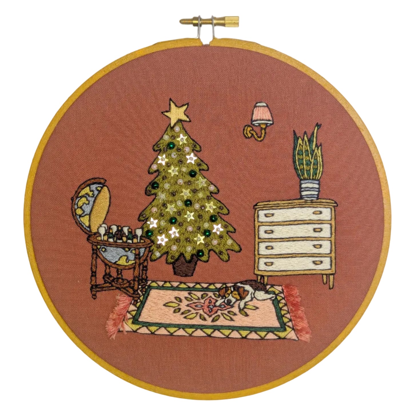 Pink Christmas with Dog (Book Original)