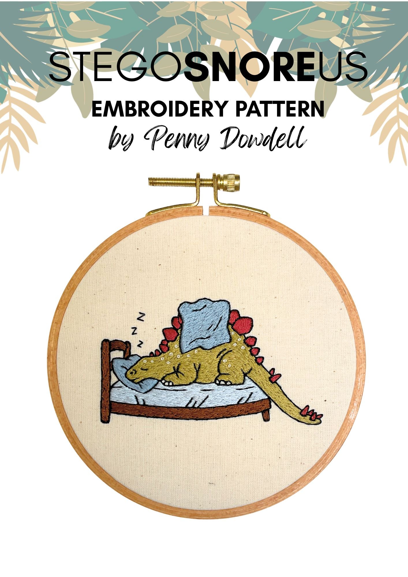 StegoSNOREus Embroidery Pattern PDF DOWNLOAD