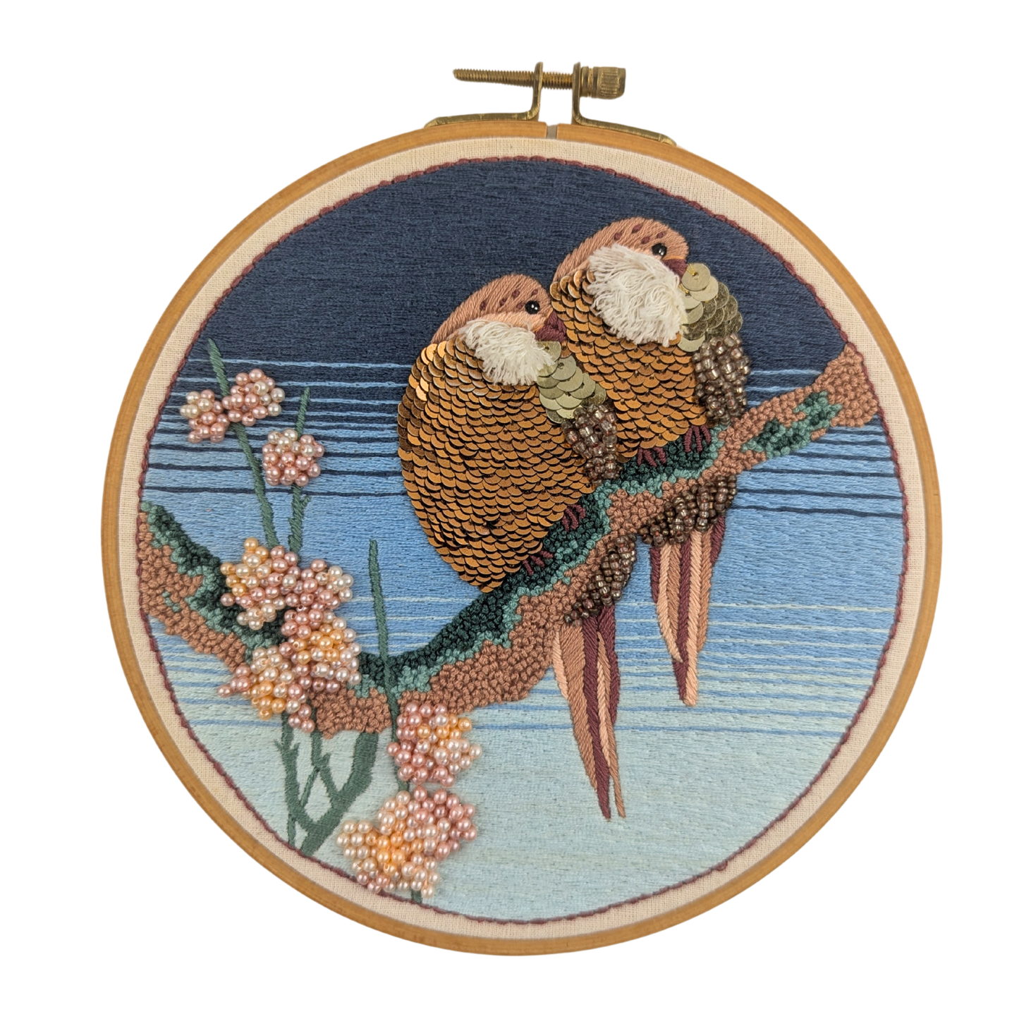 Beaded Birds on a Branch