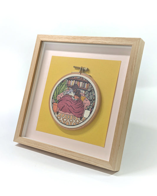 Mother and Daughter Reading