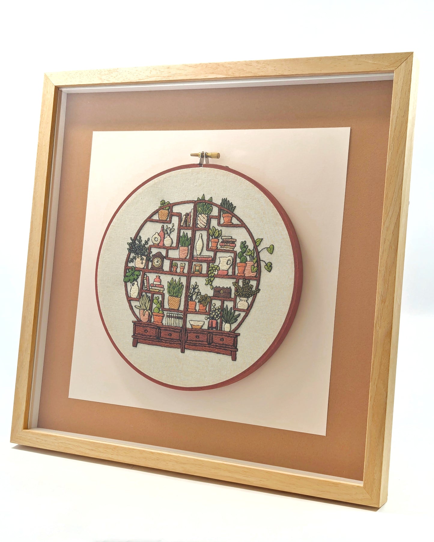 Chinese Plant Cabinet