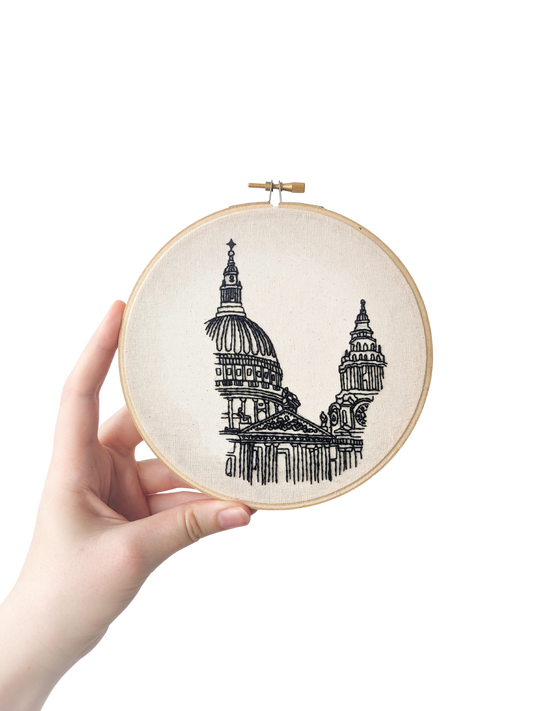 St Paul's Cathedral London Finished Embroidery