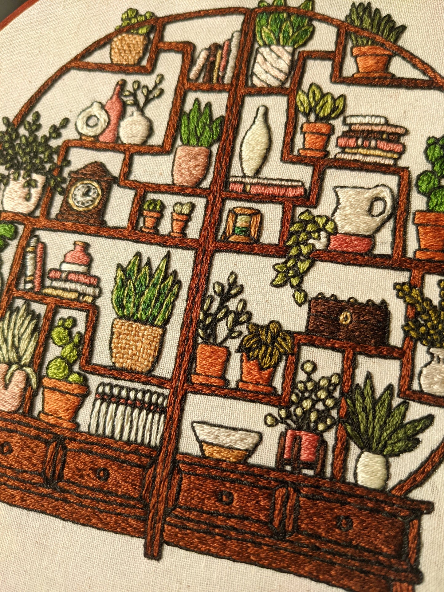 Chinese Plant Cabinet