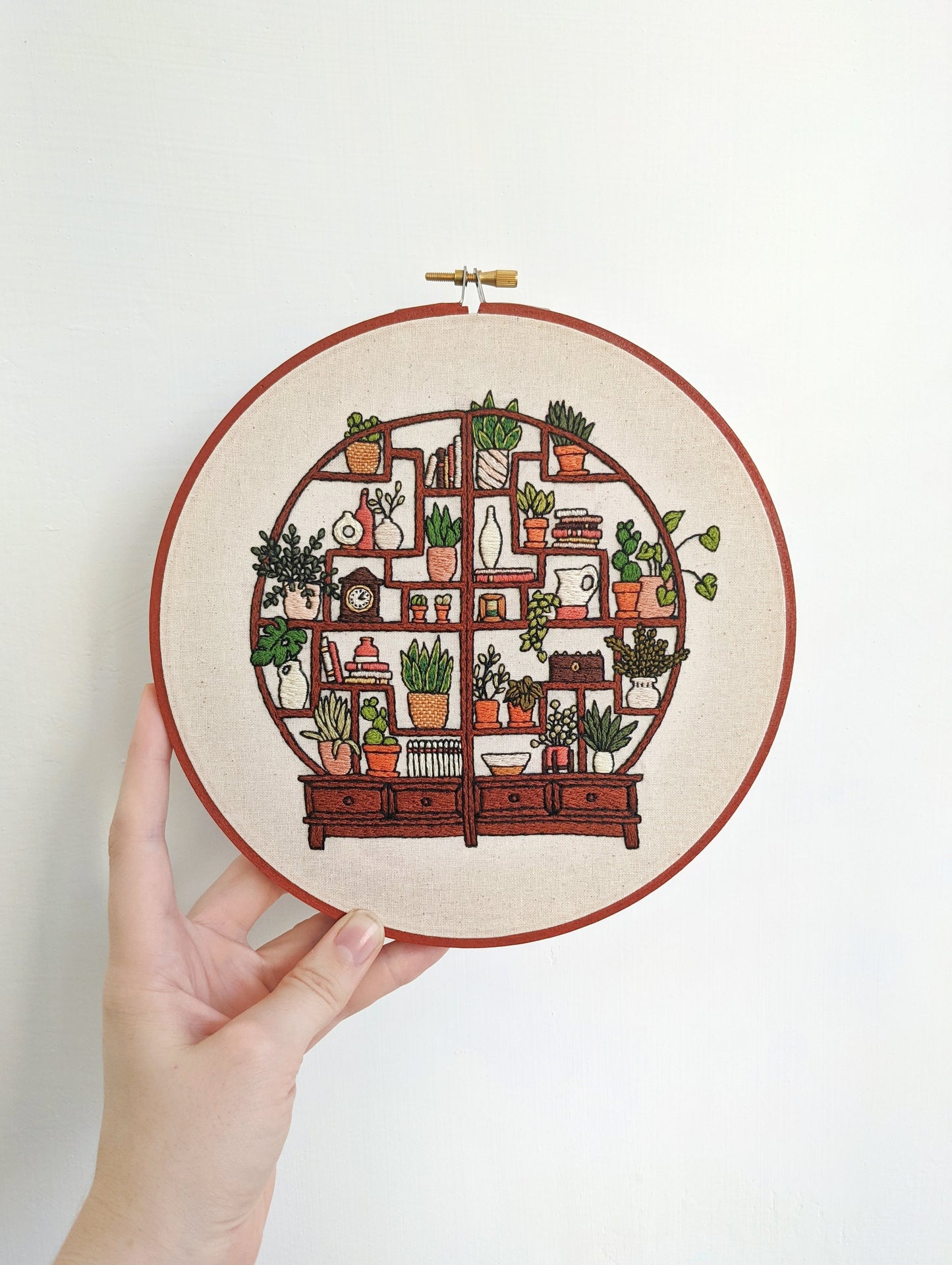 Chinese Plant Cabinet