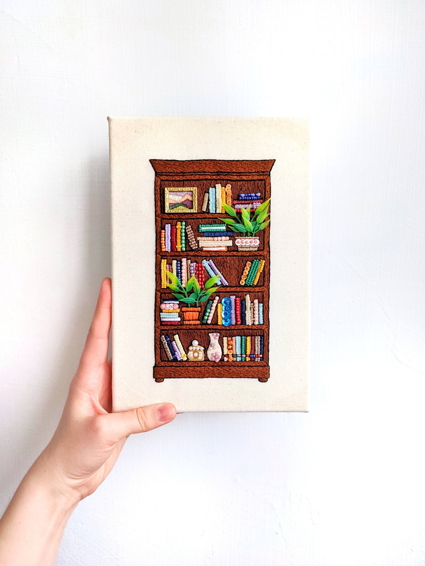 Beaded Bookcase
