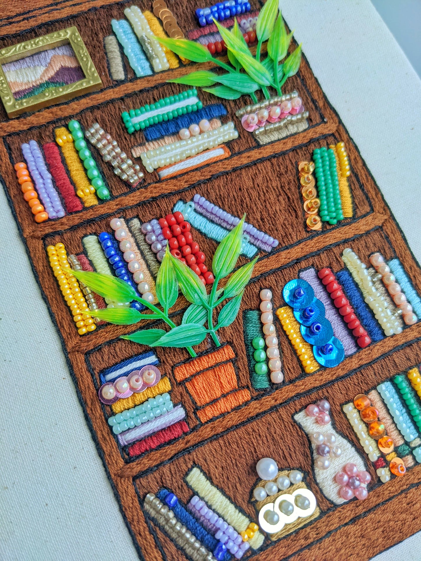 Beaded Bookcase
