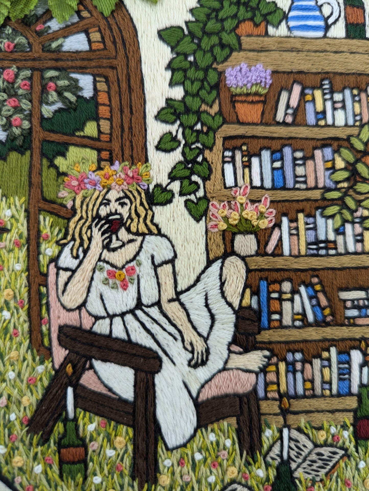 Midsummer Girl & Bookcase