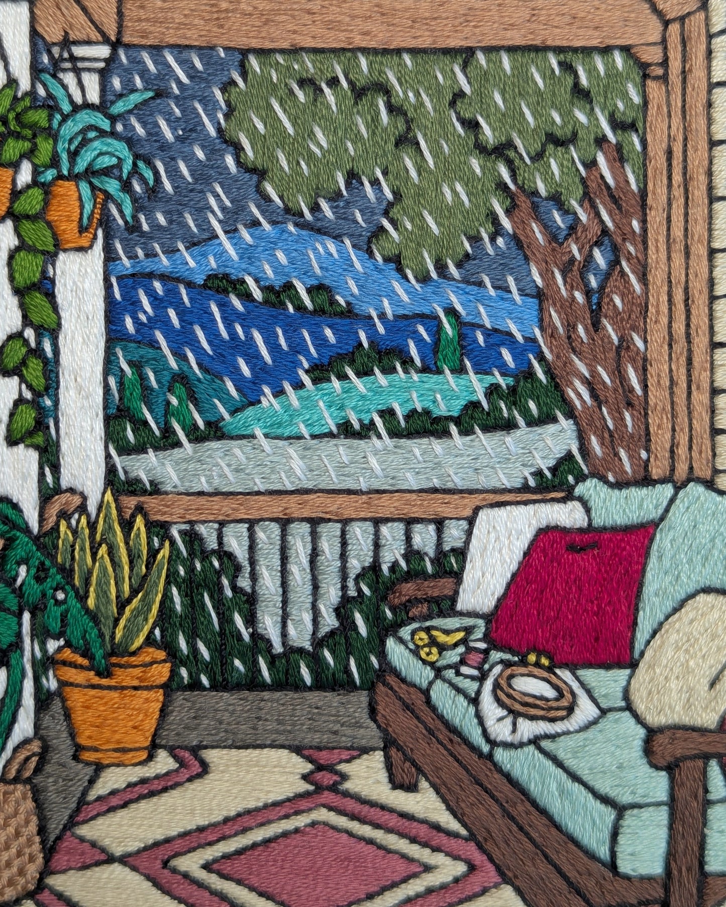 Rainy Veranda