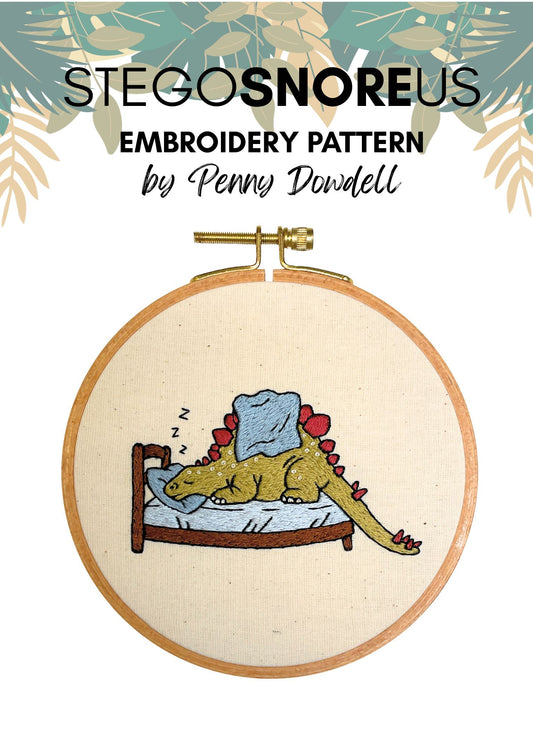 StegoSNOREus Embroidery Pattern PDF DOWNLOAD