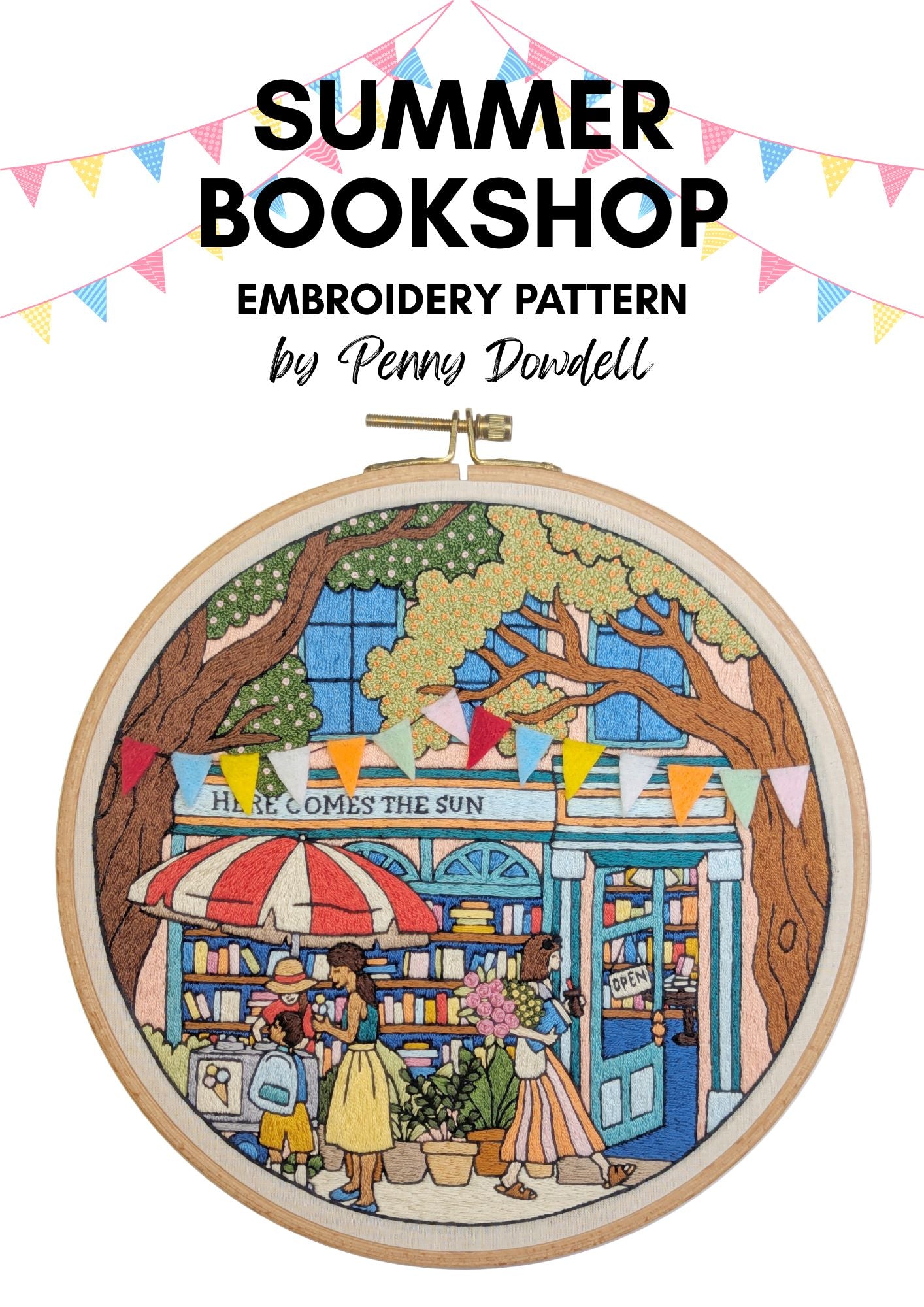 Summer Bookshop, PDF PATTERN DOWNLOAD