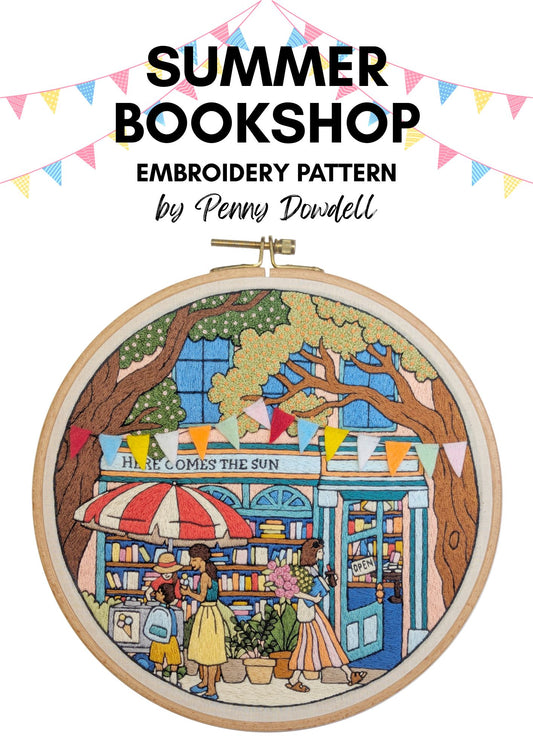 Summer Bookshop, PDF PATTERN DOWNLOAD